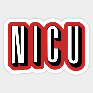 NICU Sticker